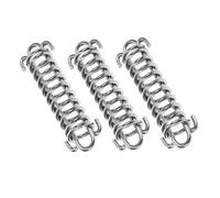 PENIKOKO 3pcs Heavy Duty Dog Training Leash Spring with Shock Absorbing Bungee Stainless Steel Pull Buffer for Walking and Outdoor Use Weather Resistant for Strong Dogs Up