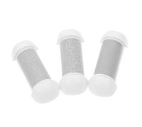 PENIKOKO 3Pcs Pedicure Replacement Roller Heads Foot File Refill Rollers with Multiple Coarseness Levels for Callus Remover Suitable for All Foot Types White