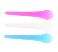 PENIKOKO 3Pcs Silicone Facial Mask Brush Flexible Skin Friendly Applicator for Even Mask Application Reusable Soft Head Makeup Tool for Women Home and Travel Use