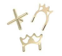 PENIKOKO 3Pcs Snooker Bridge Heads Portable Billiard Cue Cross Holders for Improved Shot Control and Angles Pool Tables Easy to Use for All Players