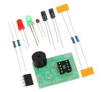 PENIKOKO 3pcs Timer Module Learning Electronics Board Kit Dual Flash LED Circuit Easy Assembly DIY Soldering Training for Beginners and Enthusiasts
