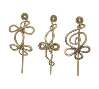 PENIKOKO 3pcs Vintage Viking Alloy Hairpin Hollow Ancient-style Chinese Hair Sticks for Brides Retro Wedding Accessories for Ladies Party and Costume Use