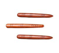 PENIKOKO 3pcs Wood Acupressure Pens Acupuncture Point Massage Rods Red Manual Self-Massage Tools for Body Acupoint Care and Trigger Point Relief