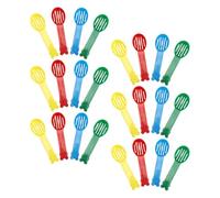 PENIKOKO 40pcs Small Animal Litter Scoops with Leak for Hamster Cage Cleaning Lightweight Plastic Poop Sifters for Hedgehogs Chinchillas and Birds Space-saving Gardening and Pet Waste Tools