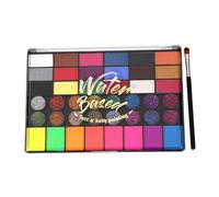 PENIKOKO 42-color Water-soluble Face Paint Set Brush Multi-use Festival Face Makeup Paints for Children Cosplay and Party Supplies