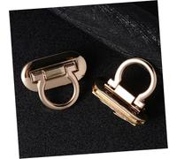 PENIKOKO 4PCS Alloy Die Casting Padlocks Suitcase Mortise Locks Lightweight Golden Replacement for Luggage Accessories Easy to Install