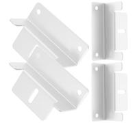 PENIKOKO 4pcs Aluminum Alloy Solar Panel Mounting Brackets Kit with Z-Shaped Design for Rv Motorhome Campervan Weather-Resistant Solar Panel Mount Hardware for Outdoor Photovoltaic Systems