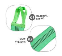 PENIKOKO 4pcs Bath Towel Washcloths Body Scrub Scrubber Cloth for Body Bathing Back Scrubber Exfoliating Shower Back Towel for Cloth Green Plant Fibres