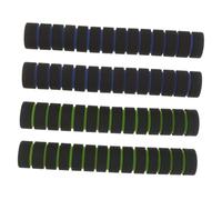 PENIKOKO 4Pcs Breathable Sponge Kayak Paddle Grips Non-slip Professional Paddle Protectors for Kayakers Anti-sweat Cushioning Blister Prevention Comfortable Handle Covers Blue Green