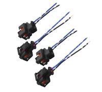 PENIKOKO 4Pcs Car Nozzle Connectors Fuel Injector Plug Replacement Kits High Heat-resistant Engine Injection Repair Supplies Random Color