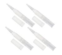 PENIKOKO 4Pcs Cuticle Oil Pen Nail Nutrition Oil Applicator 4Ml ABS Material Easy to Operate No Waste Refillable for The Go and Can Be Put in Bag