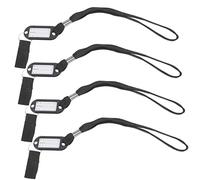 PENIKOKO 4Pcs Ergonomic Cane Wrist Straps for Walking Sticks with Lost Name Tags Washable and Reusable Bands Secure Attachment to Prevent Drops for Elderly Mobility Aid