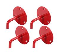 PENIKOKO 4Pcs Fire Extinguisher Wall Mount Brackets for 2-9Kg Co2 Extinguishers - Metal Iron Hook Holders for Commercial Kitchen and Home Fire-Fighting Equipment