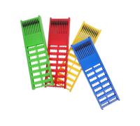 PENIKOKO 4pcs Fishing Leader Holder Rack with Durable Construction Tangle Line Storage and Secure Hook Organizer Portable and Easy to Assemble for Angling and Outdoor Use