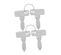 PENIKOKO 4PCS Golf Cart Key Replacement for Club Car Electric Ignition Switches Copper Keys with Comfort Grip Compatible with Various Golf Buggy Models for Players