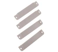 PENIKOKO 4pcs Heavy Duty Plastic E-track End Caps for Truck Bed Divider Panel - Replacement Tie-down Rail Protectors for Trailer and Logistics Track Systems