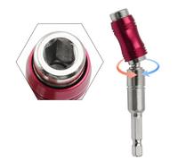 PENIKOKO 4pcs Magnetic Pivot Drill Bit Holders Flexible Hex Shank Extension Bars with Quick Release for Impact Drivers and Screwdriver Bits Steel Rotating and Angle