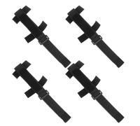 PENIKOKO 4pcs Meal Aid Reusable Universal Cuff Nylon Utensil Cuff Toothbrush Holder Strap Disabled People Aid Strap Writing Assist Adaptive Utensil Holder Grip Black