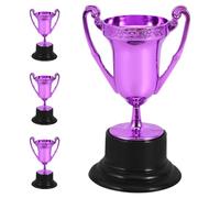 PENIKOKO 4Pcs Mini Plastic Trophies for Celebration Decor Small Trophy Award for Games Parties Events Versatile Party Favor Decorative Keepsake for Winners