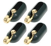 PENIKOKO 4pcs Modern Adhesive Wall Hooks Sticky Coat and Hat Hangers with Smooth Surface Strong Load Capacity for Bathroom Kitchen Bedroom Door and Closet Organization
