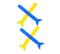 PENIKOKO 4pcs Pediatric Plastic Fish Tail Tongue Depressors Oral Muscle Trainer for Speech Therapy Medical-grade Safety Soft and Sanitary Pediatric Tongue Exerciser