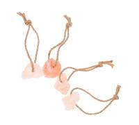 PENIKOKO 4pcs Pink Salt Lick Blocks for Horses Deer Goats Livestock Mineral for Natural Hanging Salt for Cattle and Pets