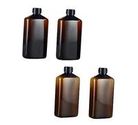 PENIKOKO 4pcs Plastic Lotion Bottles Refillable Dispensing Bottles for Home Hotel Use Sample Craft Sub