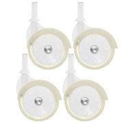 PENIKOKO 4pcs Replacement Stroller and Walker Wheels Grey Casters Easy Install Broad Compatibility for Walkers and Learning to Walk Aids