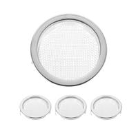 PENIKOKO 4pcs Reusable Stainless Steel Mesh Filter Moxibustion Accessories for Dust Collection Washable Metal Filter Screen and Body