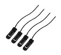 PENIKOKO 4pcs Rubber Boat Paddle Latch with Stable Catch and Strong Buckle Plastic Base Accessories for Kayak Tail Fin Fixing, Canoe and Surfboard Fin Fastener Replacement