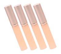 PENIKOKO 4pcs Silicone Lip Brush with Cap Soft and Gentle Lip Applicators for Precise Makeup Application Convenient Go Use for Lipstick and Gloss
