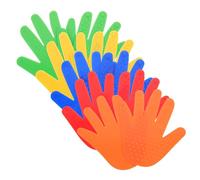 PENIKOKO 5 Pairs Hand Shape Floor Markers for Carpet and Sports Training Portable Spot Pads for Classroom Tennis Basketball Agility Drills Mixed Colors Lightweight and Easy to Store