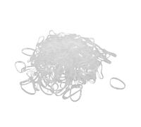 PENIKOKO 5000pcs Thick Clear Rubber Bands for Hair High Elasticity Tpu Hair Ties for Women Durable and Stretchable for Sports Travel Gym and Daily Use