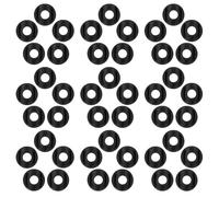 PENIKOKO 50pcs Curved Plastic Duckbill Washers for Walker Assembly Arch Gaskets as Lightweight Spacer Accessories Id X Od