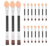 PENIKOKO 50pcs Double-ended Eyeshadow Brush Mini Eyeshadow Applicators Soft Sponge Cosmetic Blending Brushes for Precise Eye Makeup and Travel Convenience