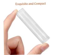 PENIKOKO 50pcs Empty Lip Balm Tubes with Push Wheel Mechanism Refillable Lipstick Balm Containers for DIY Makeup Travel Lip Gloss Tubes Multipack