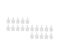 PENIKOKO 50pcs Eyelash Glue Bottle Mouth Plastic Replacement Nozzle Sturdy Small Tip for Eyelash Grafting Beauty Salon Accessories