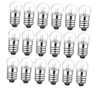 PENIKOKO 50pcs Miniature Light Bulbs for Electrical Experiments Bright and Small Bulbs for Science Circuits Flashlight Light Source School and Equipment Inspection Use