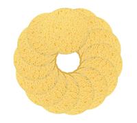 PENIKOKO 50pcs Round Facial Cleansing Sponges Makeup Removal Face Sponge Soft Wood Pulp Material Compact for Skincare Routine and Gentle Daily Use