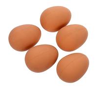 PENIKOKO 5pcs Bounce Ball Toys for Pets Creative Egg Shaped Dog Chew Balls Interactive Simulation Eggs for Dogs Safe Fun Playtime