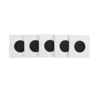 PENIKOKO 5pcs Cable Pass Through Wall Plate with Rubber Type Electrical Socket Cover Panel for Home Commercial Use Cable Management Outlet Cover
