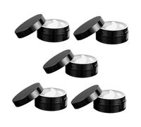 PENIKOKO 5pcs Facial Cream Jars Refillable Eye Patch Containers Compact Design Portable Skin Care Storage Boxes for Women Cosmetics Organizer