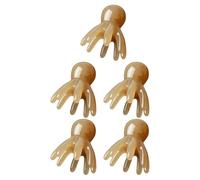 PENIKOKO 5pcs Guasha Scalp Massager Comb Set Manual Head Massage Tool with Octopus Claw Design for Scalp Relaxation and Hair Growth Stimulation Suitable for Men and Women