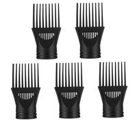 PENIKOKO 5pcs Hair Dryer Attachment Nozzle Comb Set, Reusable Plastic Blow Dryer Front Nozzle to Reduce Frizz, Professional Styling Tool for Efficient Hair Drying and Blow