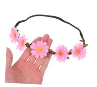 PENIKOKO 5pcs Hawaiian Sunflower Flower Hair Band Bohemia Style Headpiece Wreath for Beach Party Favors