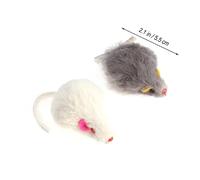 PENIKOKO 5pcs Interactive Plush Mice Toys for Cats Adorable Random Color Plaything for Kittens Stimulates Natural Instincts Protects Furniture Strengthens Bond