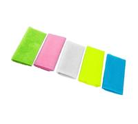 PENIKOKO 5pcs Nylon Long Bath Towel Back Shower Towel Exfoliating Body Scrubber Mixed Color for Men Women Promotes Blood Circulation Eliminating Impurities Random Color