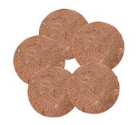 PENIKOKO 5pcs Pigeon Nest Mat Natural Fiber Bird Nesting Pad for Parrots Breeding Nests Pigeon Loft