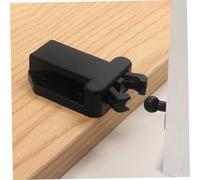 PENIKOKO 5pcs Push to Open Cabinet Latches Black Automatic Rebounding Door Locks Touch Release for Kitchen Bedroom Cupboard Without Handles