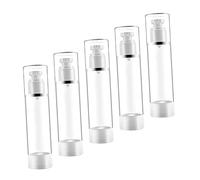 PENIKOKO 5pcs Refillable Pump Bottles for Lotion and Hand Soap Dispenser Travel-Friendly Containers Durable Smooth Surface for Shampoo and Liquid Storage